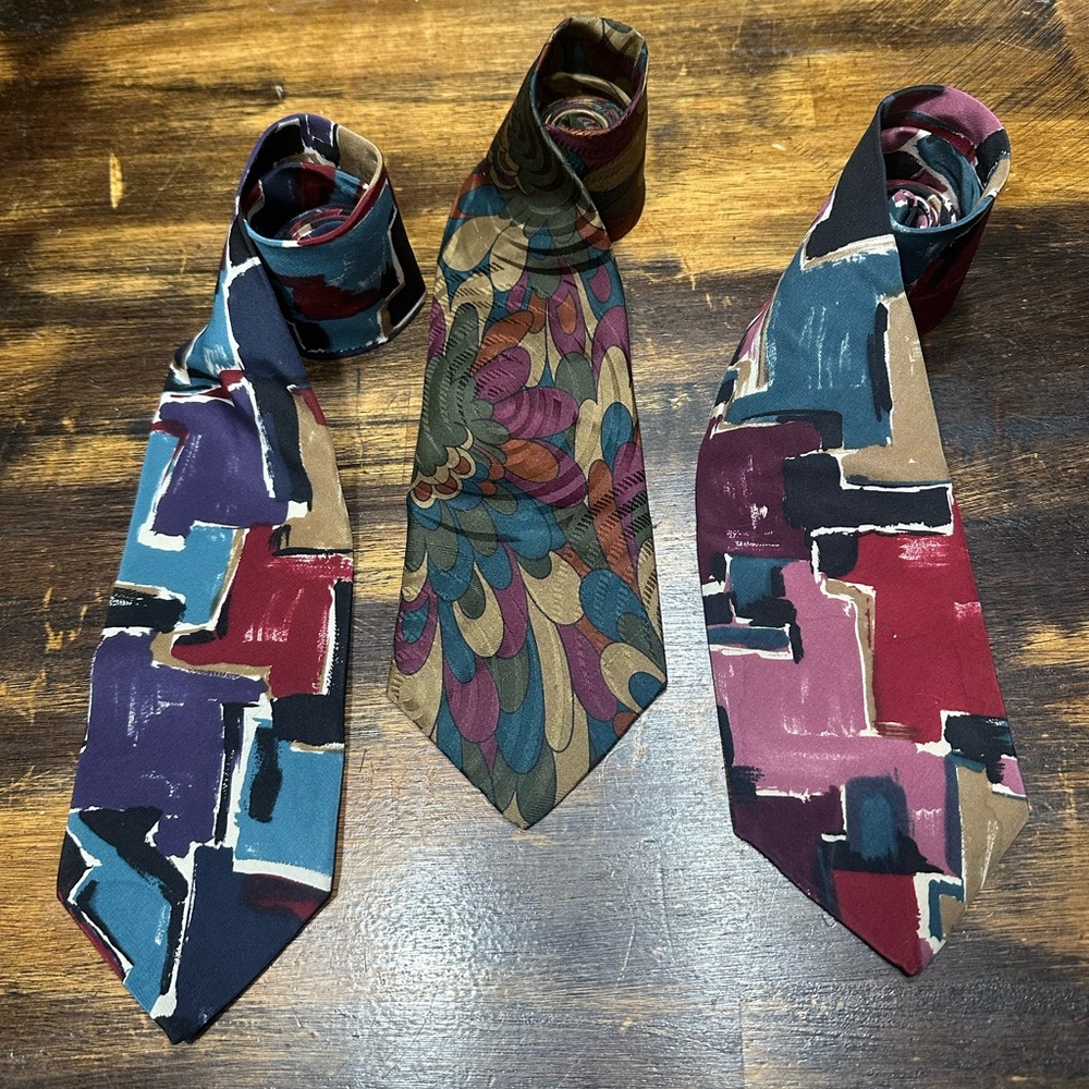 Bundle Of 3 Kuppenheimer Ties